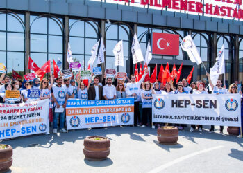 HEP-SEN üyeleri Cerrahpaşa'da açıklama yaptı
