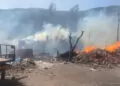 Kastamonu'da köyde çıkan yangında 12 ev küle döndü