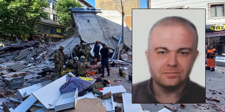 Çöken binanın sahibi gözaltına alındı