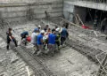Kütahya'da okul inşaatında çökme: 5 işçi yaralı