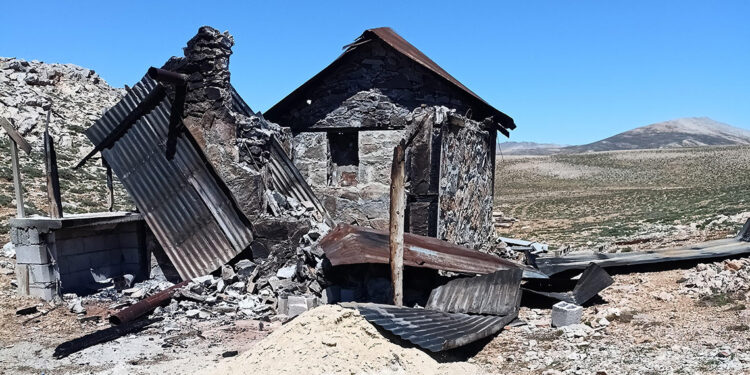 Mersin'de arıcıların barınakları yakıldı