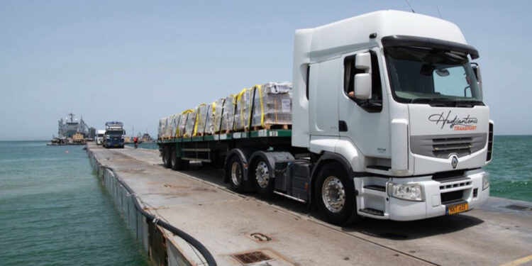 Son bir haftada Gazze'ye 1384 metrik ton yardım ulaştı