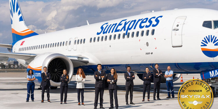 SunExpress, ‘Avrupa'nın En İyi Tatil Hava Yolu’ seçildi