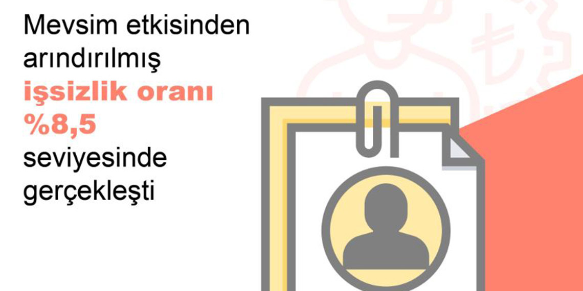 TÜİK: İşsizlik oranı nisan ayında 0,1 puan azaldı