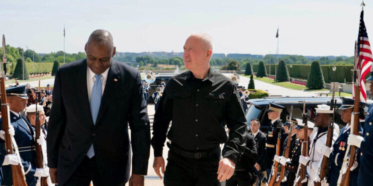 Yoav Gallant ABD’li mevkidaşı Austin ile görüştü