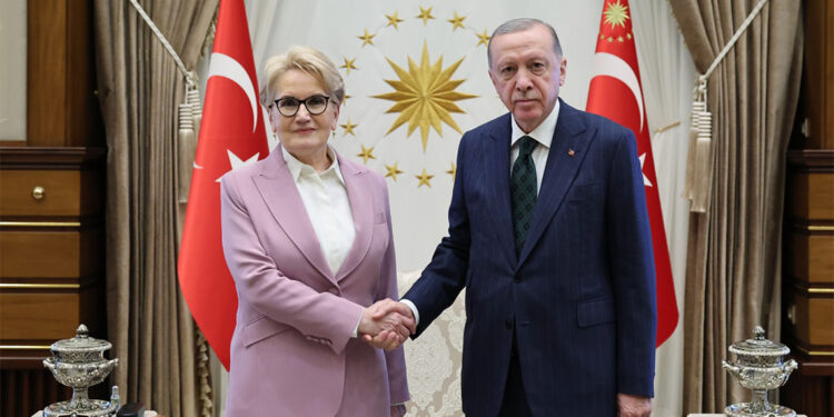 Cumhurbaşkanı Erdoğan Meral Akşener görüşmesi başladı