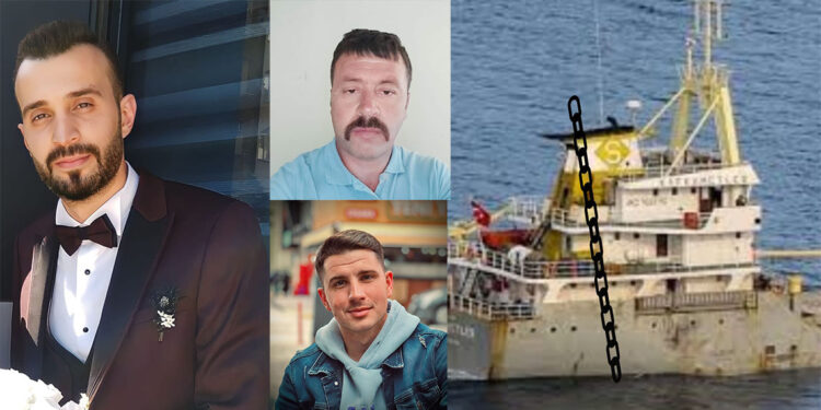 Kafkametler gemisi su altında kesildi; ‘cenaze emaresi’ bulunamadı