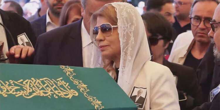 Tansu Çiller'in eşi Özer Uçaran Çiller uğurlanıyor