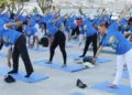 Sarayburnu'nda 10'uncu uluslararası yoga günü