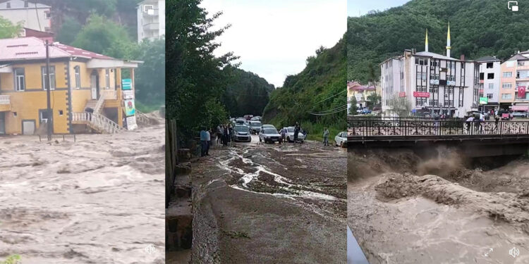 Ordu sağanak sonrası sel suları can aldı: 1 ölü