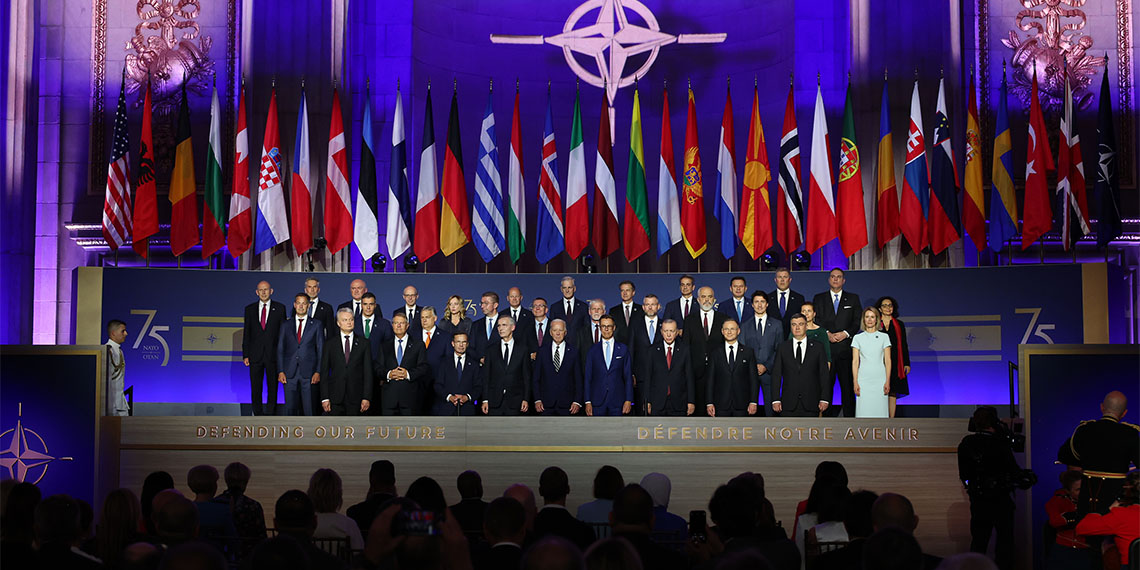 Erdoğan, NATO'nun 75. Yıl Anma Resepsiyonu'na katıldı