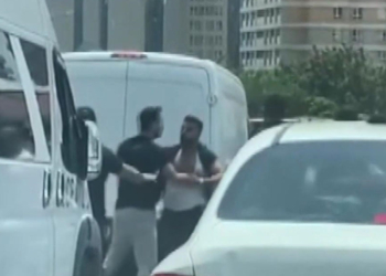 Avcılar'da tekmeli yumruklu trafik kavgası