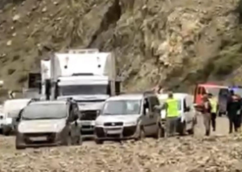 Tortum'da sağanak sonrası heyelan