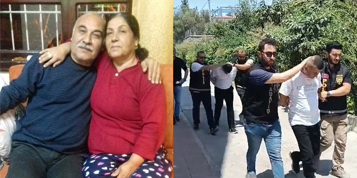 Gaziantep'ten İzmir'e gelen çifti öldüren 2 zanlı tutuklandı