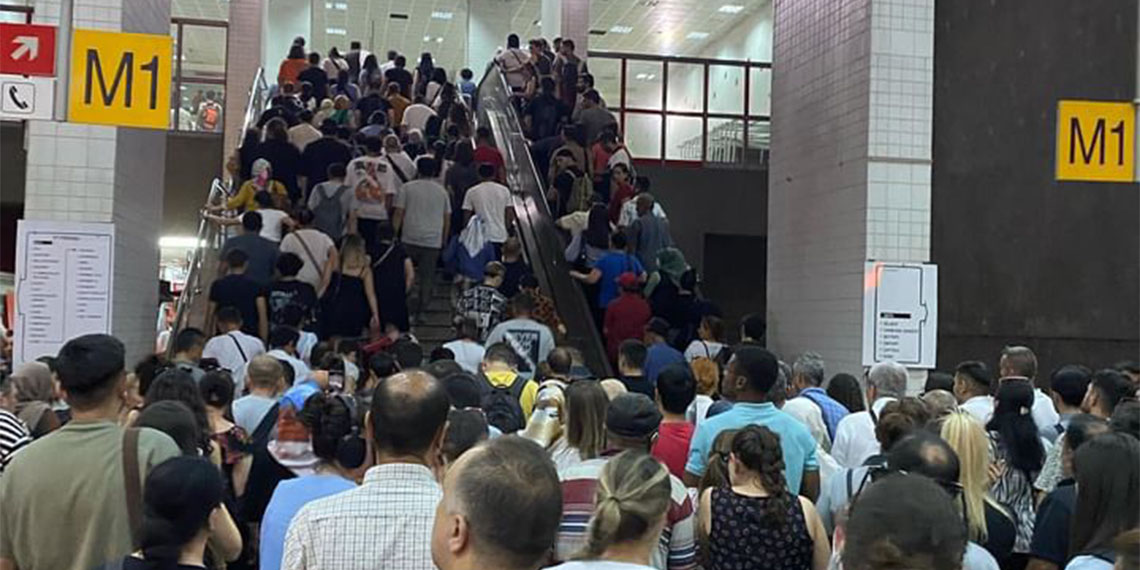 Kızılay-Koru metro hattında seferler durduruldu
