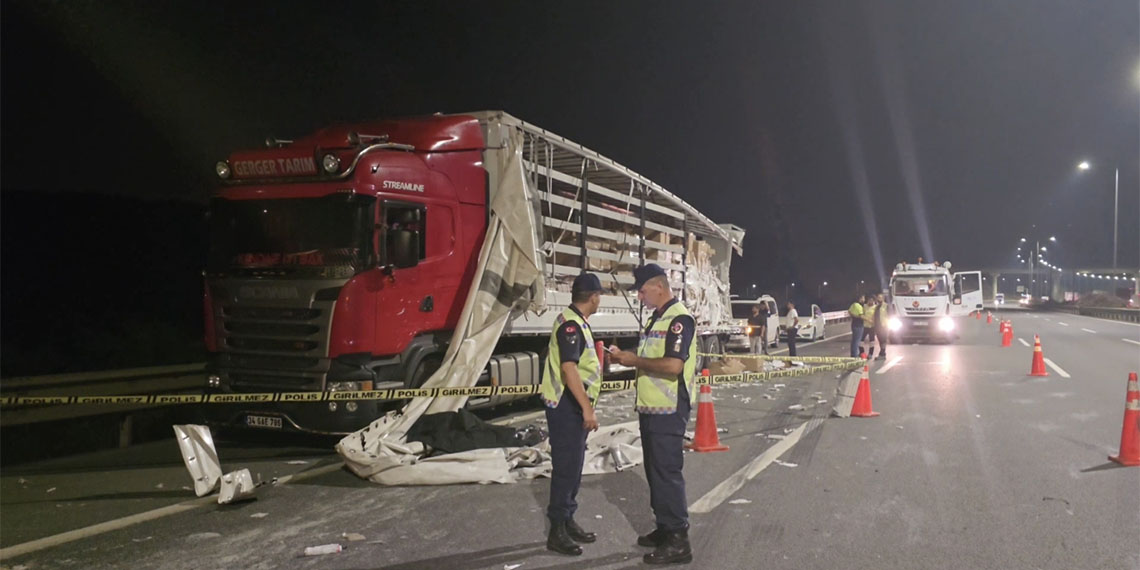 Kuzey Marmara Otoyolu'nda kaza; 1 ölü