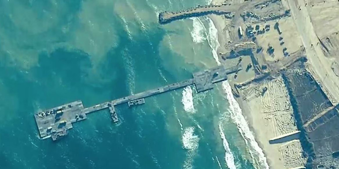 ABD'nin inşa ettiği geçici iskele projesi sona erdi