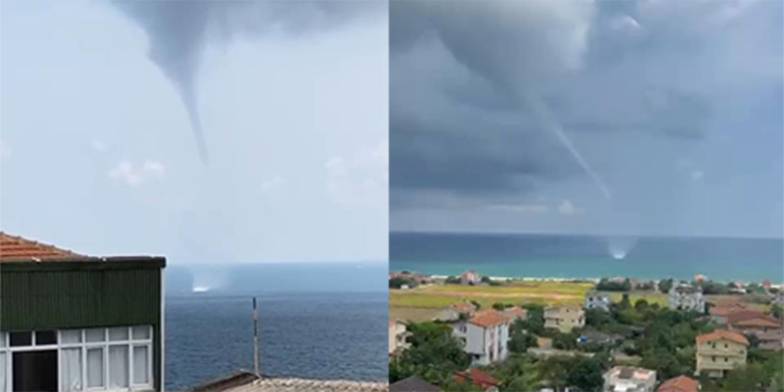 Arnavutköy'de hortum çıktı