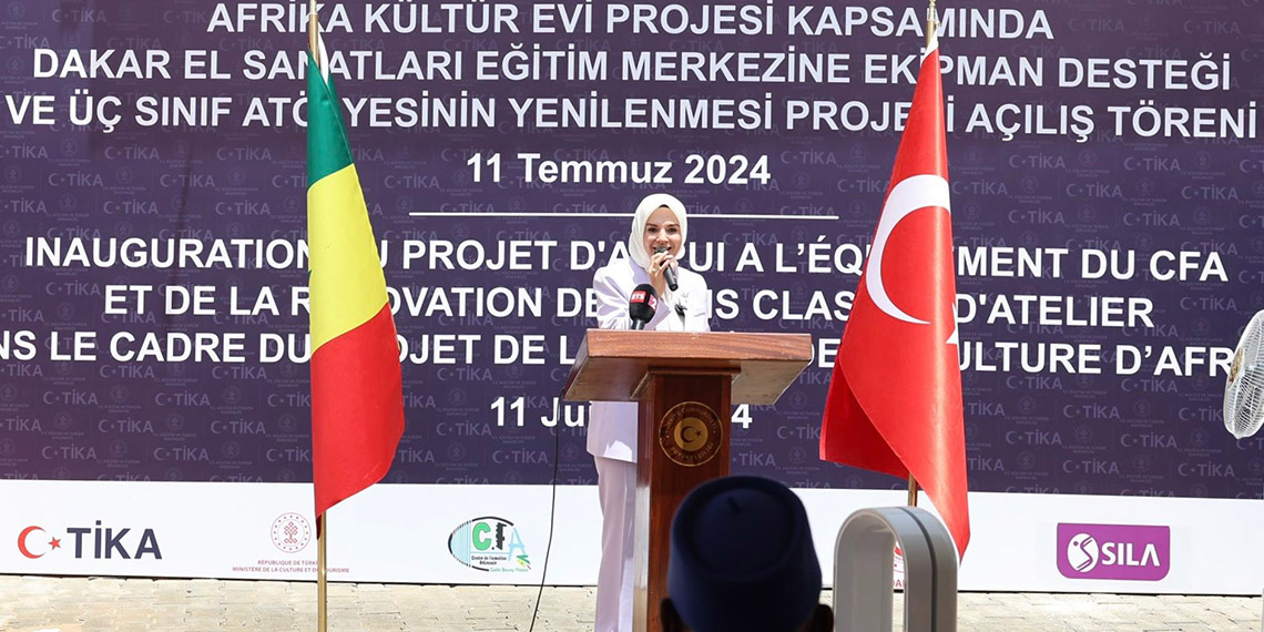 Bakan Göktaş, Senegal El Sanatları Eğitim Merkezinin açılışına katıldı