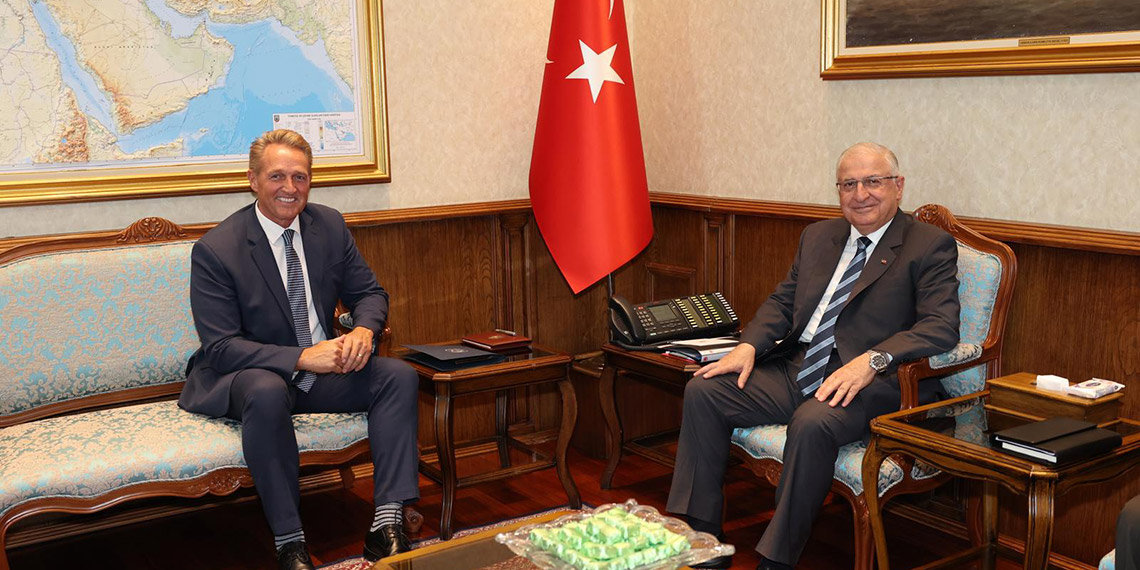 Bakan Güler, ABD'nin Ankara Büyükelçisi Flake'i kabul etti