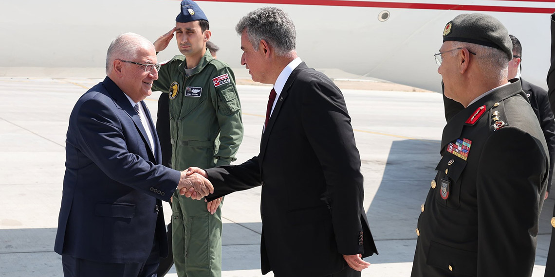 Bakan Güler, KKTC Dışişleri Bakanı Ertuğruloğlu ile görüştü