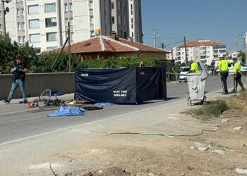 Beton mikserinin çarptığı bisikletin sürücüsü öldü