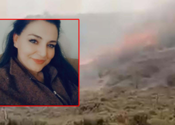 Çeşme'deki yangında ölen Mine Elmas'ın o anları kayda almış