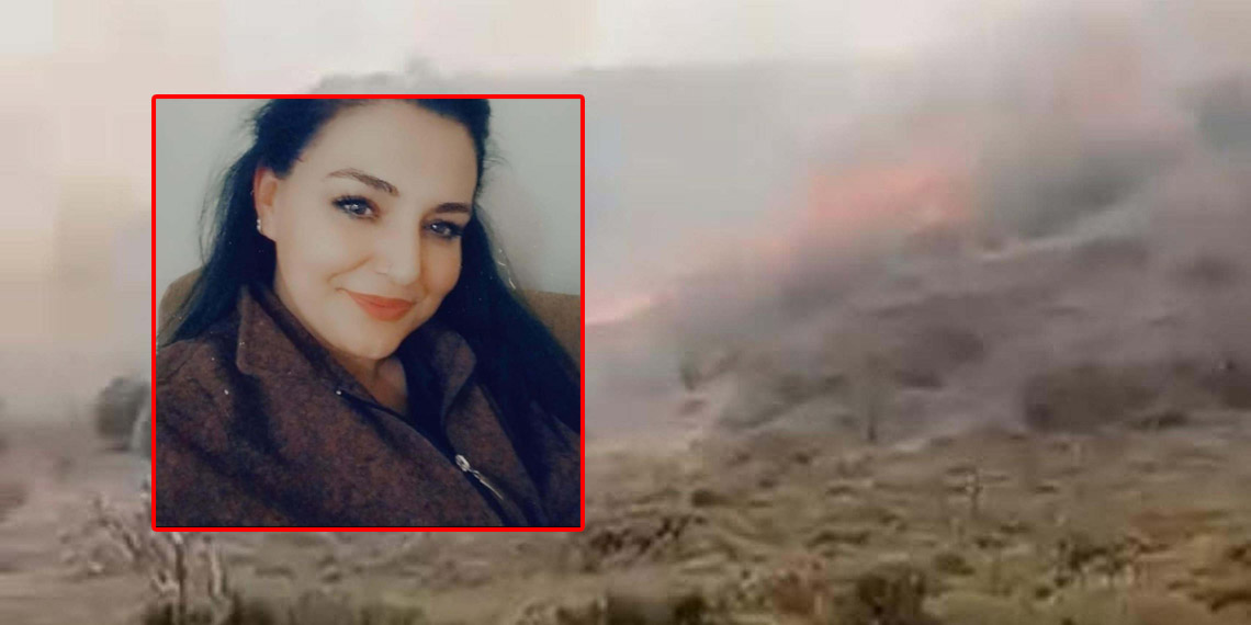 Çeşme'deki yangında ölen Mine Elmas'ın o anları kayda almış
