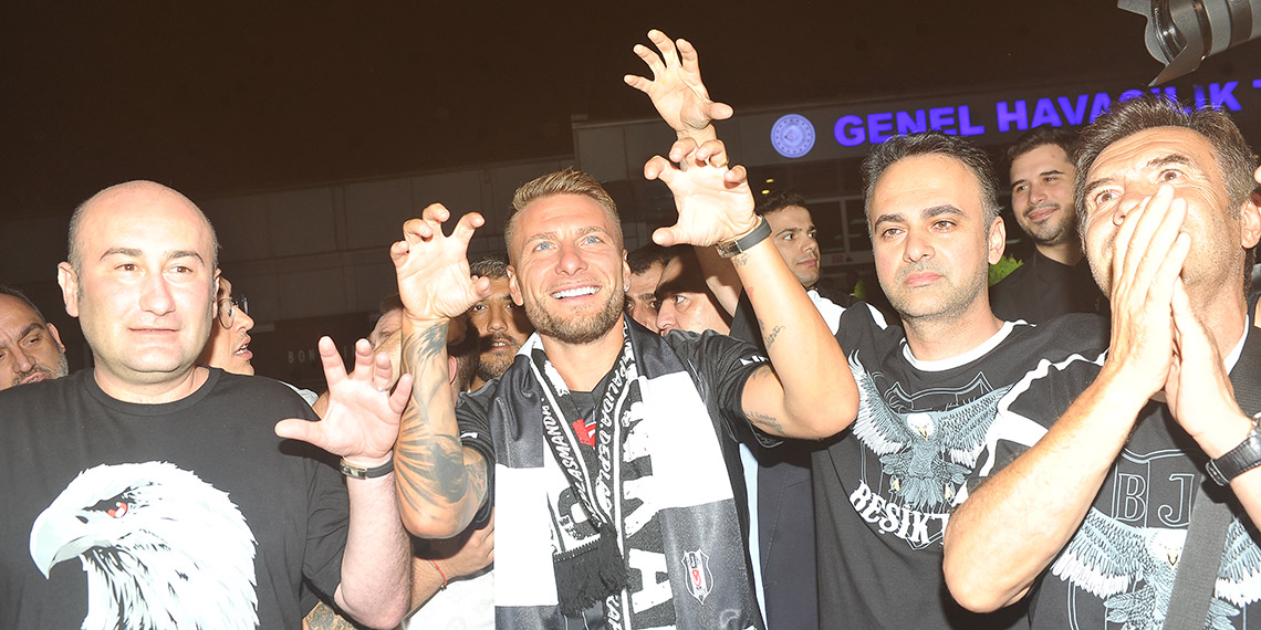 Ciro Immobile, Beşiktaş için İstanbul’a geldi