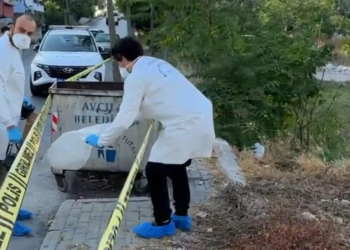 Çöp konteynırı yanında poşete konulmuş bebek bulundu
