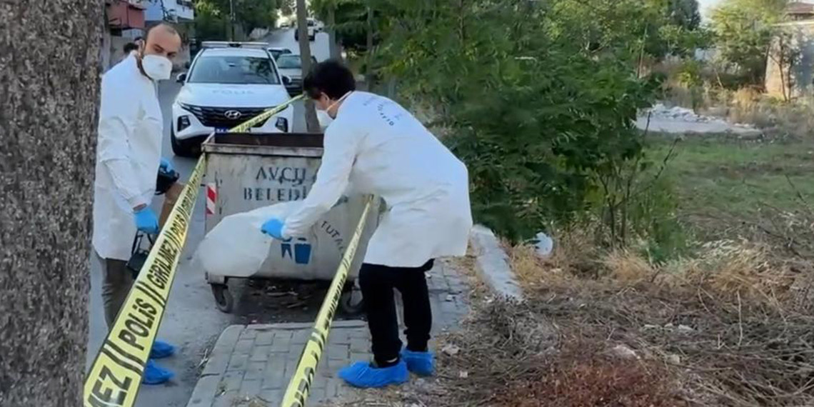 Çöp konteynırı yanında poşete konulmuş bebek bulundu