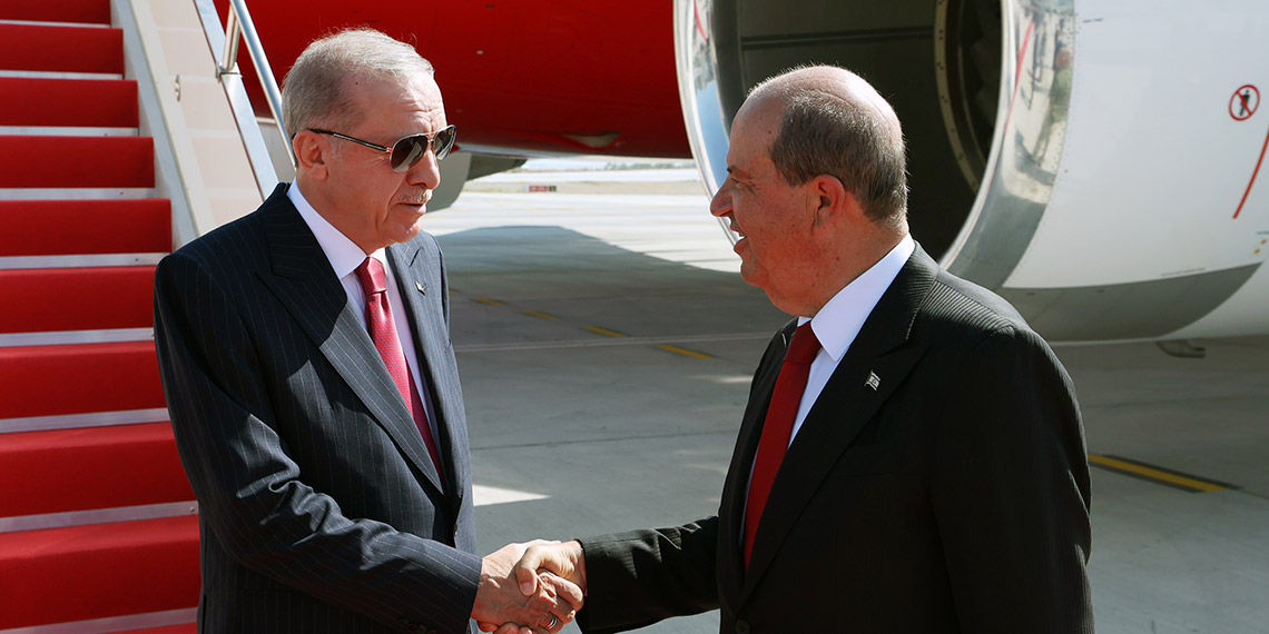 Cumhurbaşkanı Erdoğan Kuzey Kıbrıs Türk Cumhuriyeti’nde