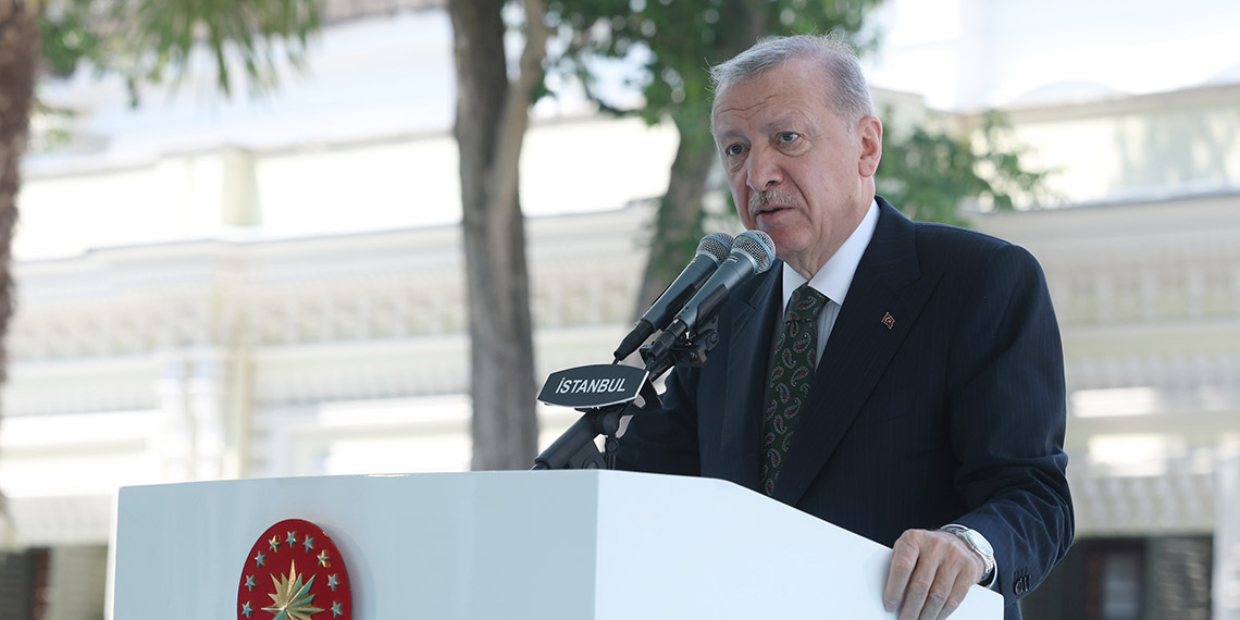 Cumhurbaşkanı Erdoğan Yıldız Sarayı'nın açılışını yaptı