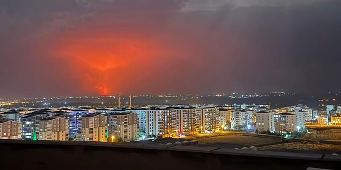 Diyarbakır-mardin sınırındaki yangına bilirkişi incelemesi