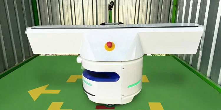 Dowaksa fabrikasında outdoor otonom robotu devreye alındı
