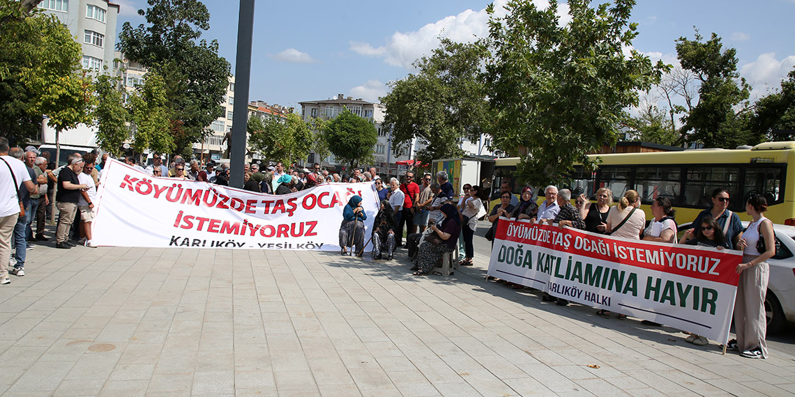 Edirne'de taş ocağı istemeyen köylüler imza topladı