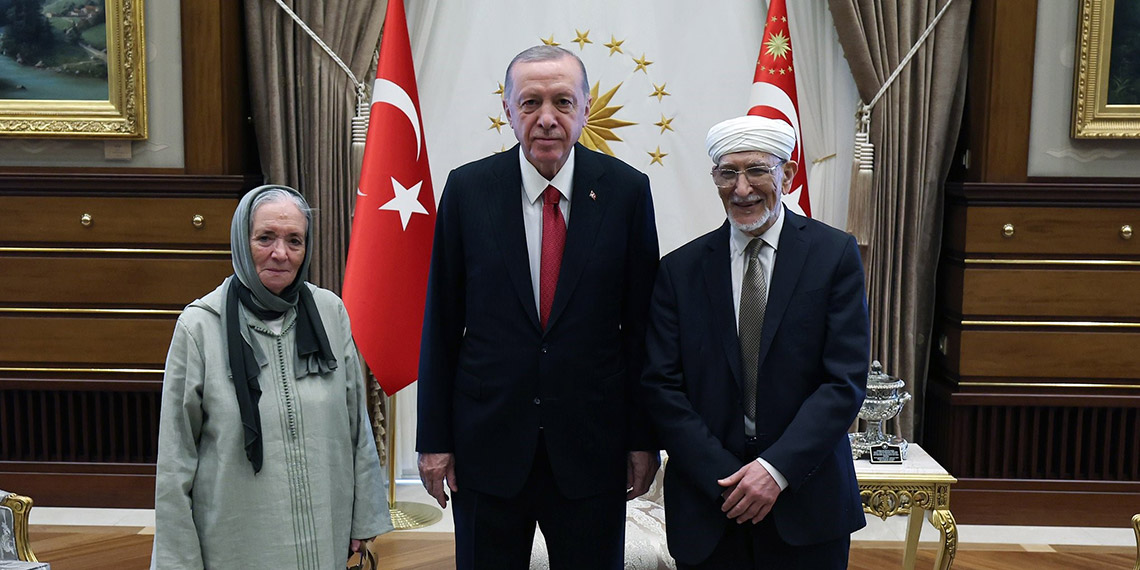 Erdoğan, Faslı filozof Taha Abdurrahman'ı kabul etti