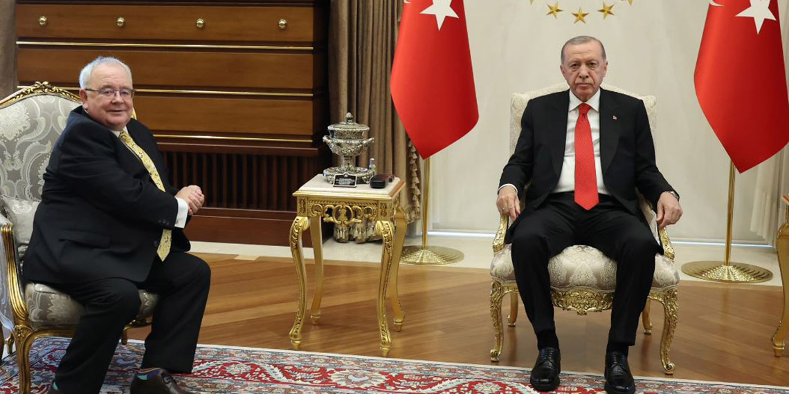 Erdoğan, İrlanda Meclis Başkanı Fearghail ile görüştü