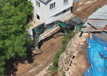 Gümüşhane'de sel sonrası temizlik