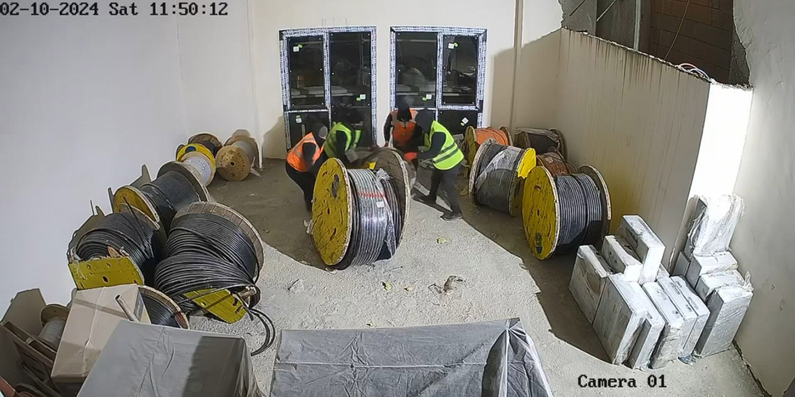 İnşaatlardan 3 milyon liralık kablo çalan hırsızlar yakalandı