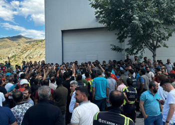 İşçileri eylemde olan Kef Maden İşletmesi, geçici olarak kapatıldı