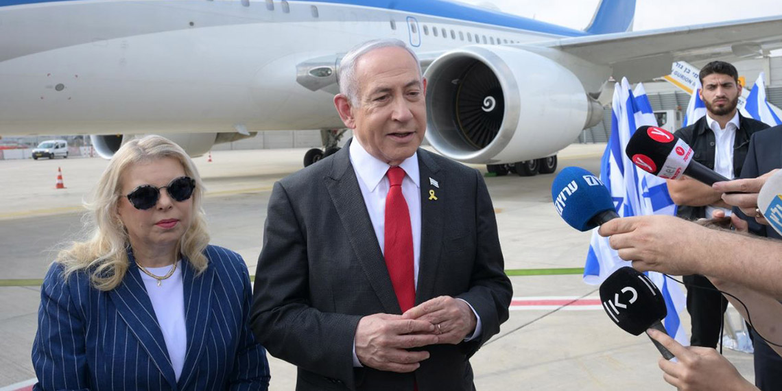 İsrail Başbakanı Netanyahu ABD’ye gitmek üzere yola çıktı
