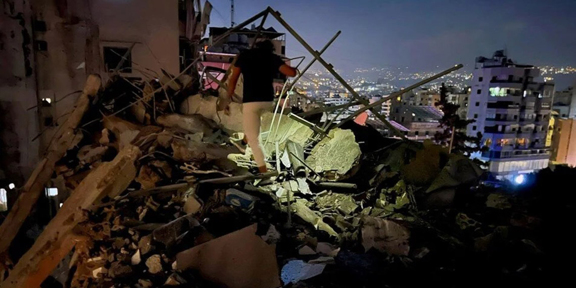 İsrail’in Beyrut'a düzenlediği hava saldırısında 2 çocuk öldü