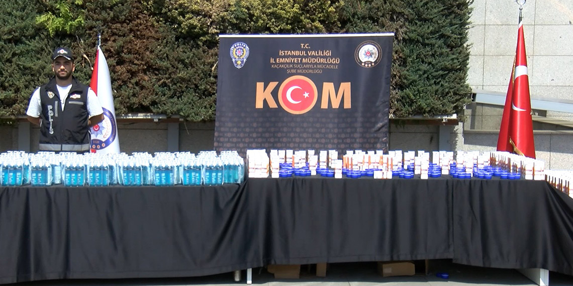 İstanbul'da sahte kozmetik ürün operasyonu