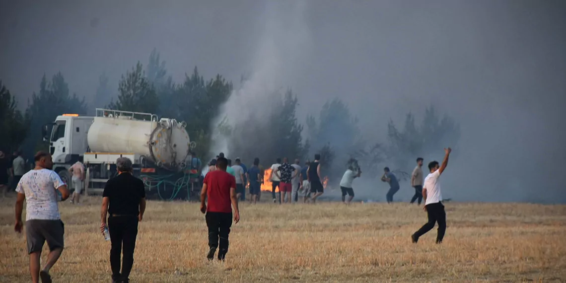 İzmir'deki orman yangını 2'nci gününde sürüyor