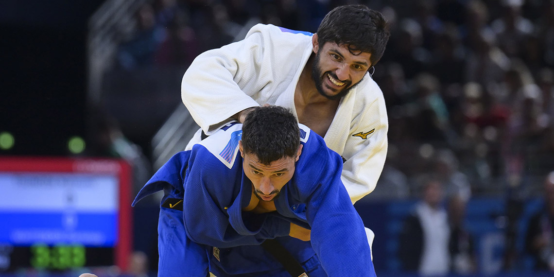 Judoda Salih Yıldız yarı finalde