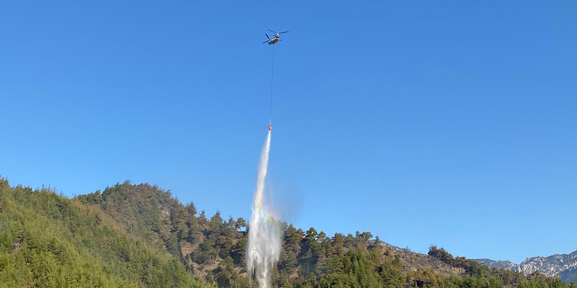 Kahramanmaraş'taki orman yangınında 50 hektar alan yandı
