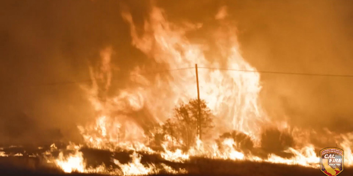 Kaliforniya'da orman yangını: Eyaletteki en büyük 7’nci yangın oldu