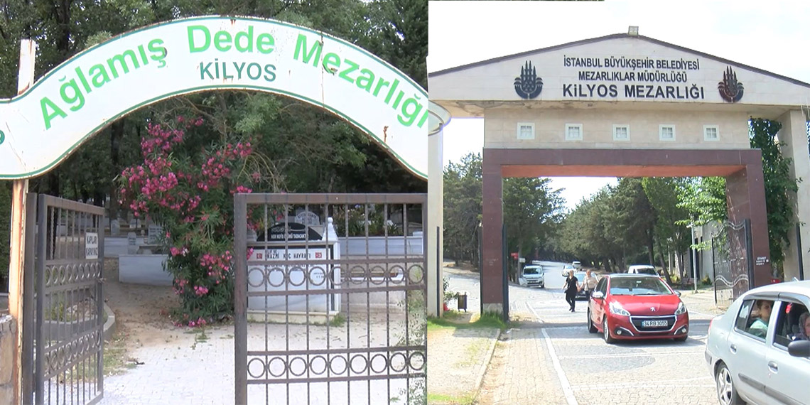 Kilyos ve Ağlamış Dede Mezarlığı arasındaki farka tepki