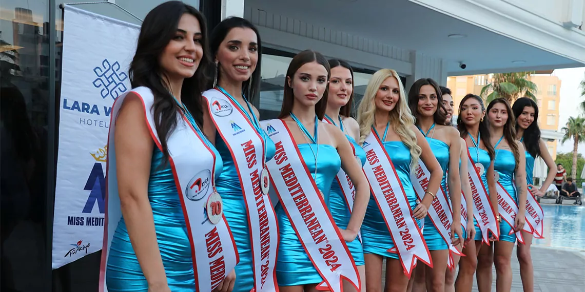 Antalya'da 23'üncüsü düzenlenen miss mediterranean 2024 güzellik yarışması'nın 10 yarışmacısı, finale hazırlanıyor.